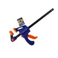 Струбцина автоматическая 250×60 мм, 10", F-образная, с фиксатором и кнопкой сброса,"MAXIMUM"MX 06085