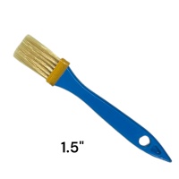 Кисть малярная плоская 40 мм, 1,5", нейлоновый ворс 40 мм, пластиковая рукоять, "MAXIMUM"
