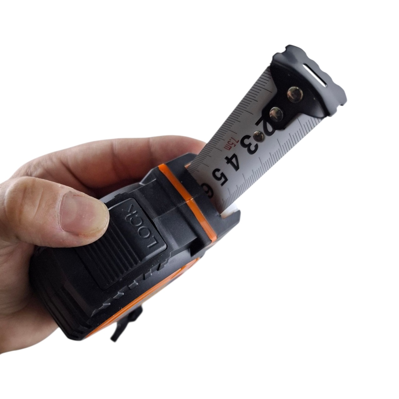 рулетка противоударная с обрезиненным корпусом 3 м × 19 мм, "maximum" 18358 оптом