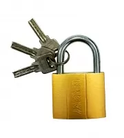 Замок навесной "золото" 40 мм, «Binary» 