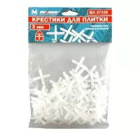 Крестики для плитки 3 мм, "MAXIMUM" MX 07314 (90 шт) (2191)